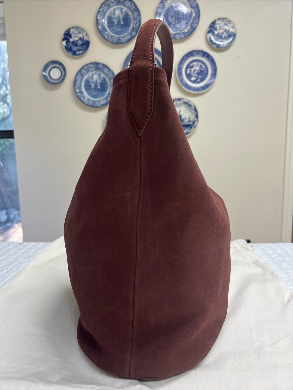 J. Crew Suede Berkley Bucket Bag in Brown NWT - Picture 5 of 13